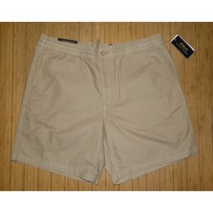 MENS POLO RALPH LAUREN SZ XXL CLASSIC FIT 8" PREPSTER SHORTS~BEIGE~NWT